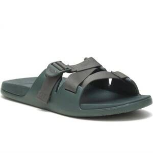 NEW CHACO men's chillos slides in scarab